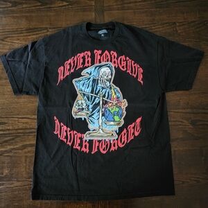 Broken Promises "Never Forgive" "Forever Means Nothing" T-Shirt - Men's XL